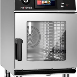 CUI_ANGELOPO_TT61 FOUR MIXTE ELECTRIQUE COMPACT PRACTICO 6 x GN 1/1, FACADE REDUITE 52 cm