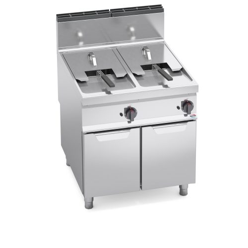 CUI_NOVATEC_9GL18 FRITEUSE À GAZ 18 LITRES SUR MEUBLE - CHAUFFAGE INDIRECT GAMME 900