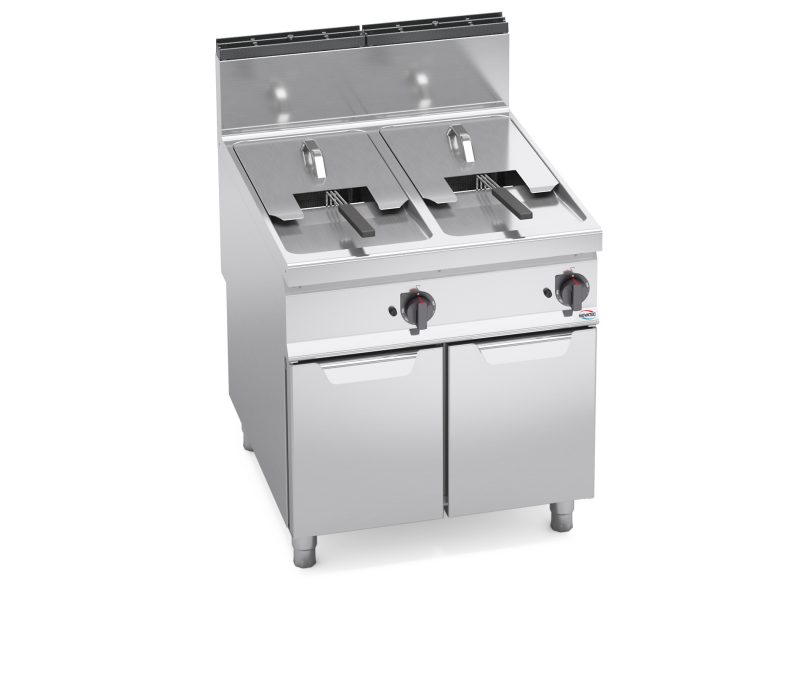 FRITEUSE À GAZ 18+18 L SUR MEUBLE - CHAUFFAGE INDIRECT GAMME 900