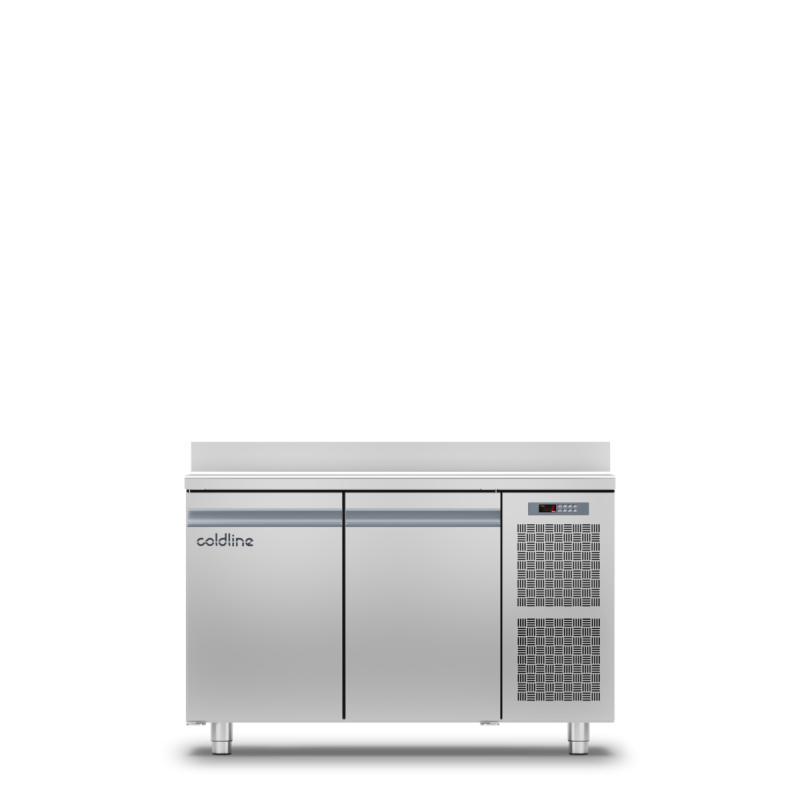 FRO_COLDLINE_TA13 TABLE RÉFRUGÉRÉE 2 PORTES AVEC DOSSERET