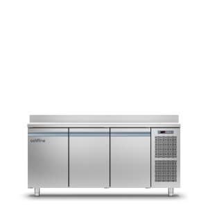 FRO_COLDLINE_TA17 TABLE RÉFRIGÉRÉE 3 PORTES AVEC DOSSERET