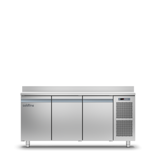 FRO_COLDLINE_TA17 TABLE RÉFRIGÉRÉE 3 PORTES AVEC DOSSERET