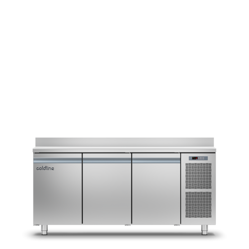 FRO_COLDLINE_TA17 TABLE RÉFRIGÉRÉE 3 PORTES AVEC DOSSERET