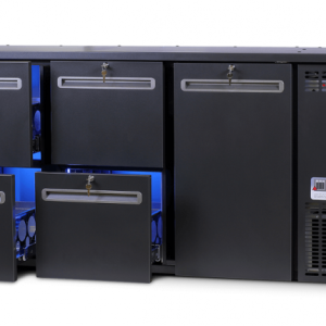 DESSERTE BOISSONS COMBI-LINE 4 TIROIRS