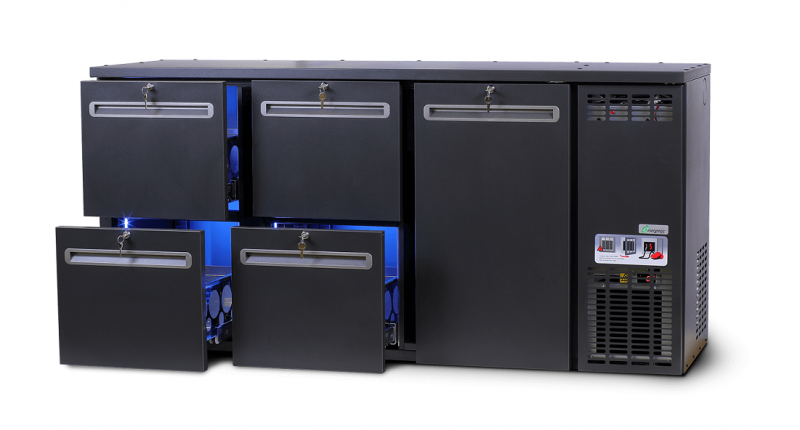 DESSERTE BOISSONS COMBI-LINE 4 TIROIRS