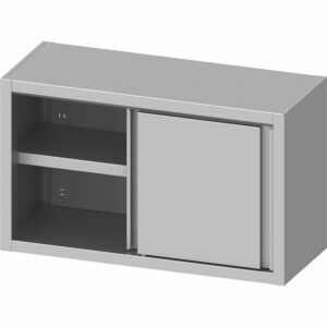 INO_STALGAST_93172 ARMOIRE SUSPENDUE CHR AVEC PORTES COULISSANTES