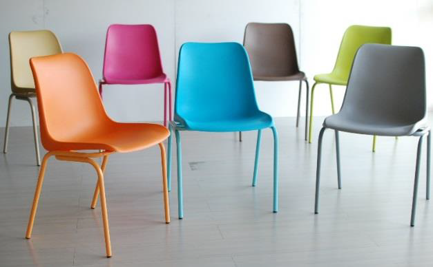 CHAISE 100 COQUE POLYPROPYLÈNE PIÈTEMENT ÉPOXY - T6