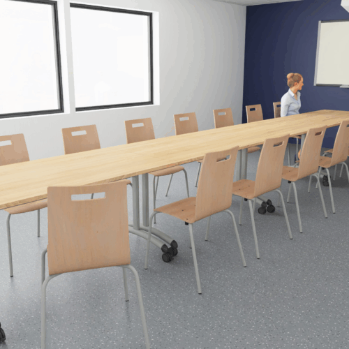 PMH_MOBIDECOR_MO-X101C1 Chaise IXIA bois Blueprotech® piètement époxy - T6