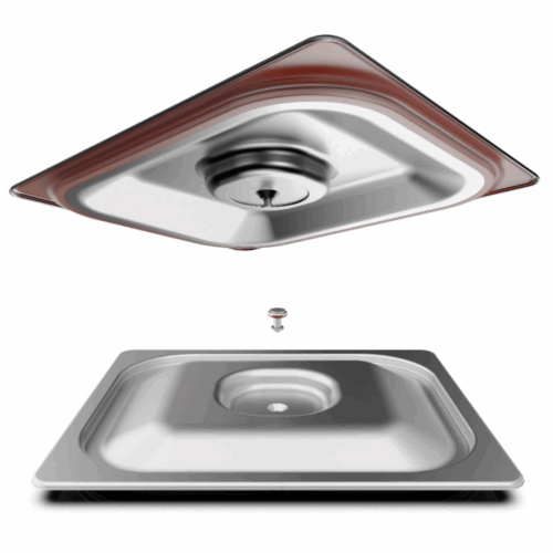 PRE_UNOX_TG110 COUVERCLE ET BAC SOUS VIDE