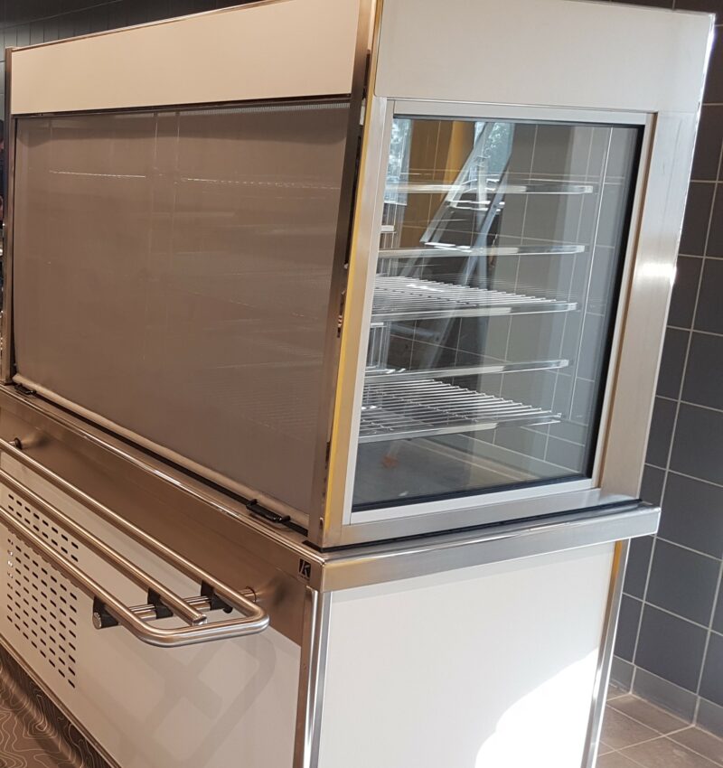 MEUBLE RÉFRIGÉRÉ HOD SUR BAIE LIBRE AVEC VITRINE RÉFRIGÉRÉE