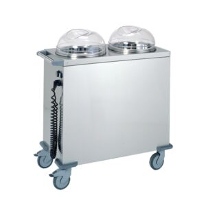 CHARIOT CHAUFFE ASSIETTES 2 PILES (120 ASSIETTES)